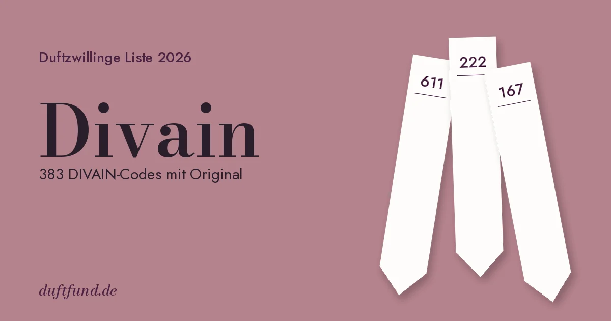 Divain Duftzwillinge Liste 2026