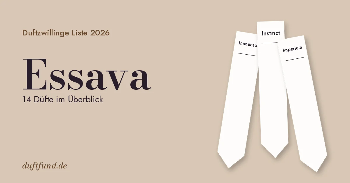 Essava Duftzwillinge Liste 2026
