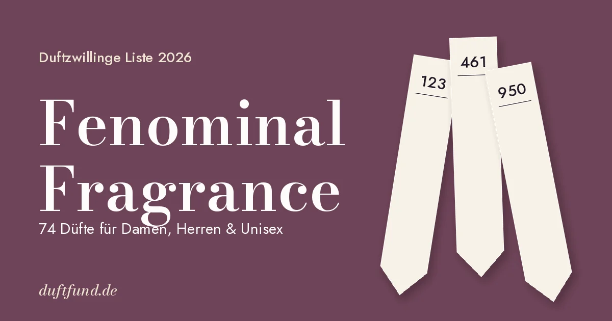 Fenominal Fragrance Duftzwillinge Liste 2026