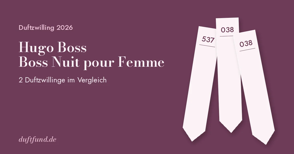 Hugo Boss Nuit pour Femme – Duftzwillinge 2026
