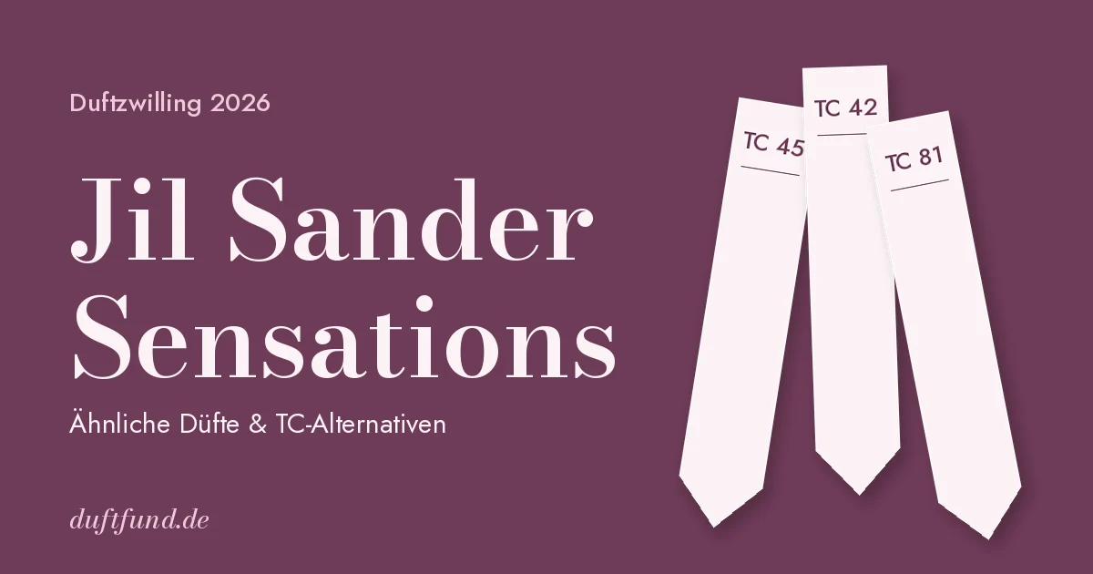 Jil Sander Sensations – Duftzwillinge 2026
