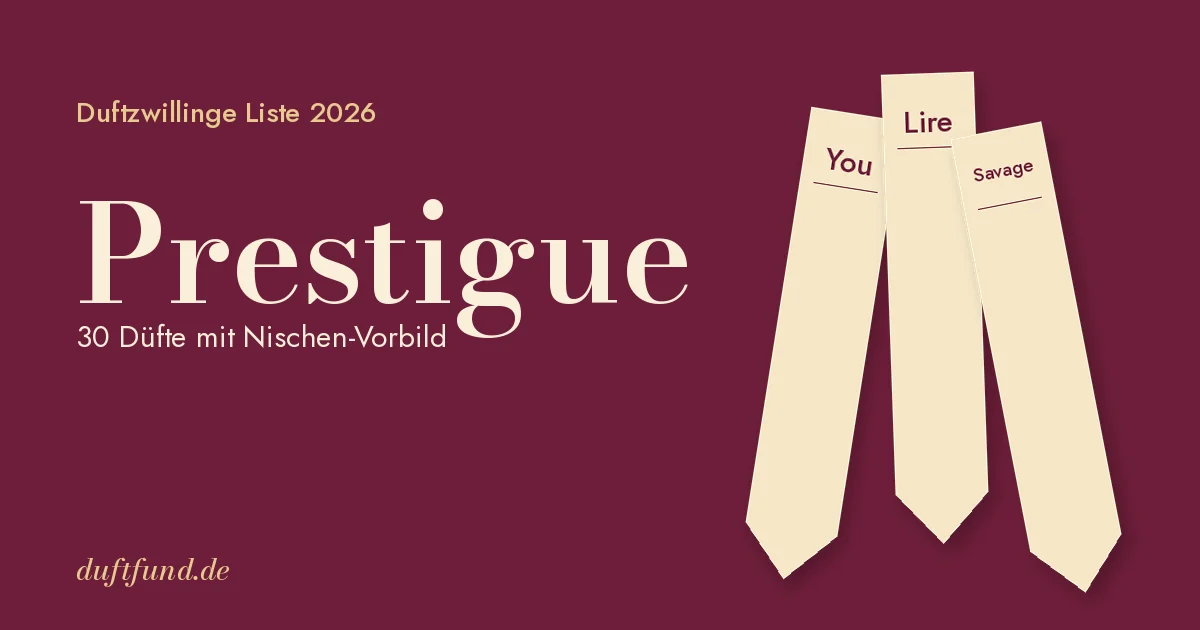 Prestigue Parfum Duftzwillinge Liste 2026